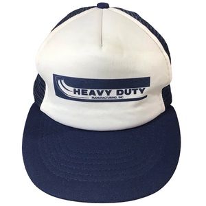 KAP ll Baseball Cap Heavy Duty Manufacturing INC Snap Back Mesh Vintage Hat 8009